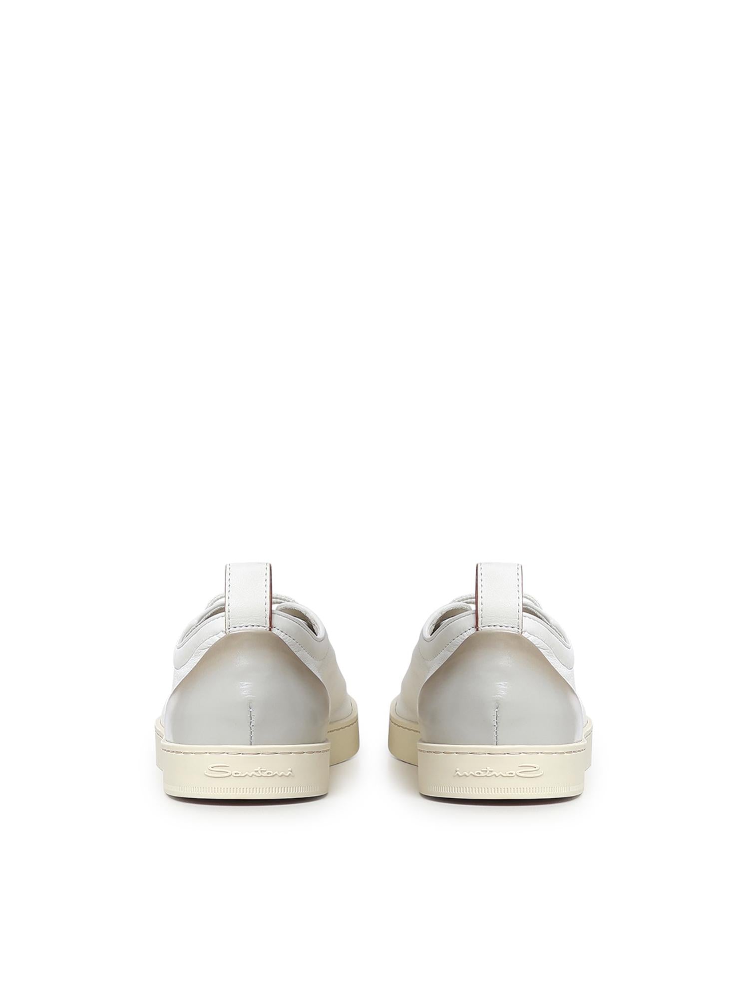 Sneaker Off-duty in pelle MBNO22184TIRT FRII80 SANTONI 