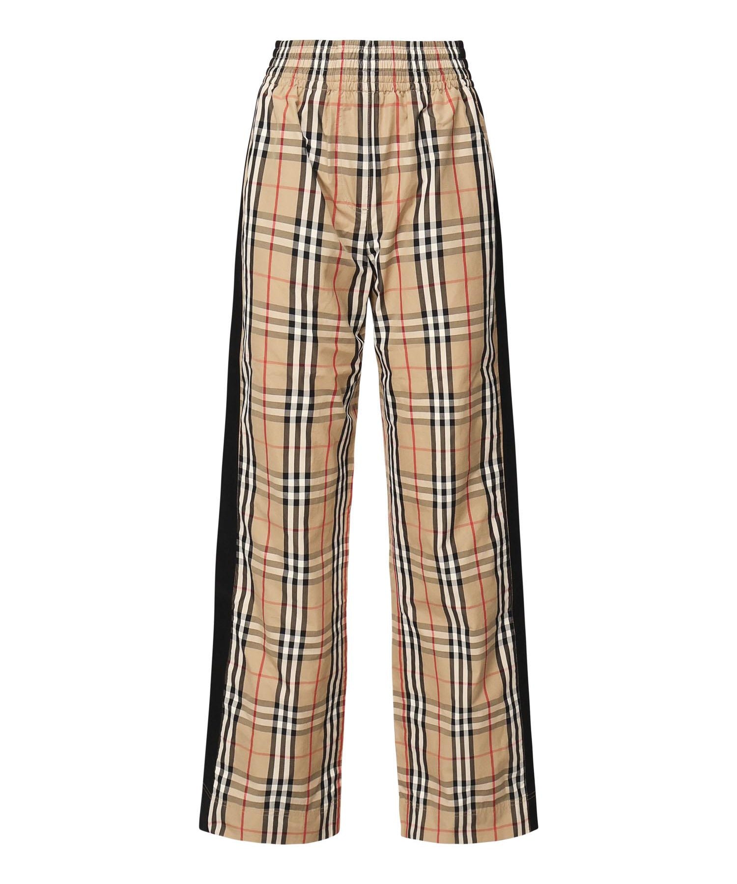 Pantaloni in cotone Check 8111874 A7028 BURBERRY 