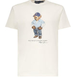 T-shirt con stampa in cotone 710B14615 001 POLO RALPH LAUREN 