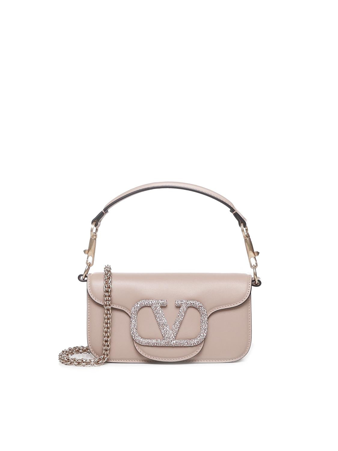 Borsa a spalla Locò con logo gioiello<BR/> 8W2B0K53 KNT7P1 VALENTINO GARAVANI 