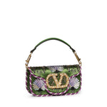 Borsa a spalla Locò ricamata con logo gioiello 7W0B0K53 RQIAAC VALENTINO GARAVANI 