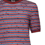 T-Shirt a righe in cotone 811528 V4WU04510 BOTTEGA VENETA 