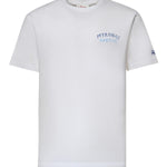 T-shirt con ricamo in cotone PRL0002 02506L MC2 SAINT BARTH 