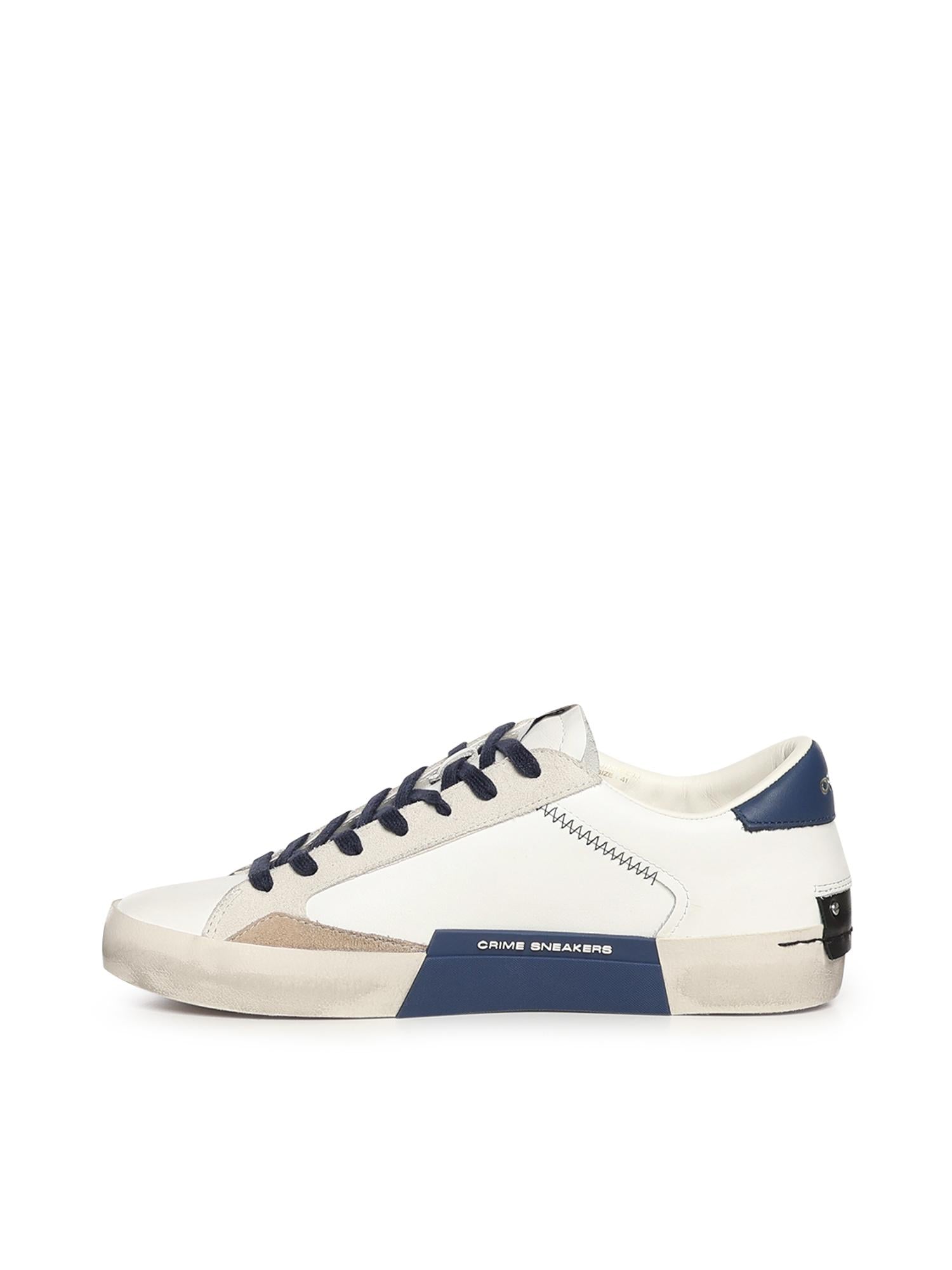 Sneaker Distressed Lo 19003PP8B WHITE CRIME LONDON 