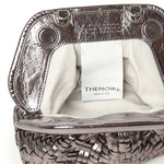 Borse Tia microintrecciata<BR/> TMFW25GMWL125 DARK SILVER THEMOIRè 