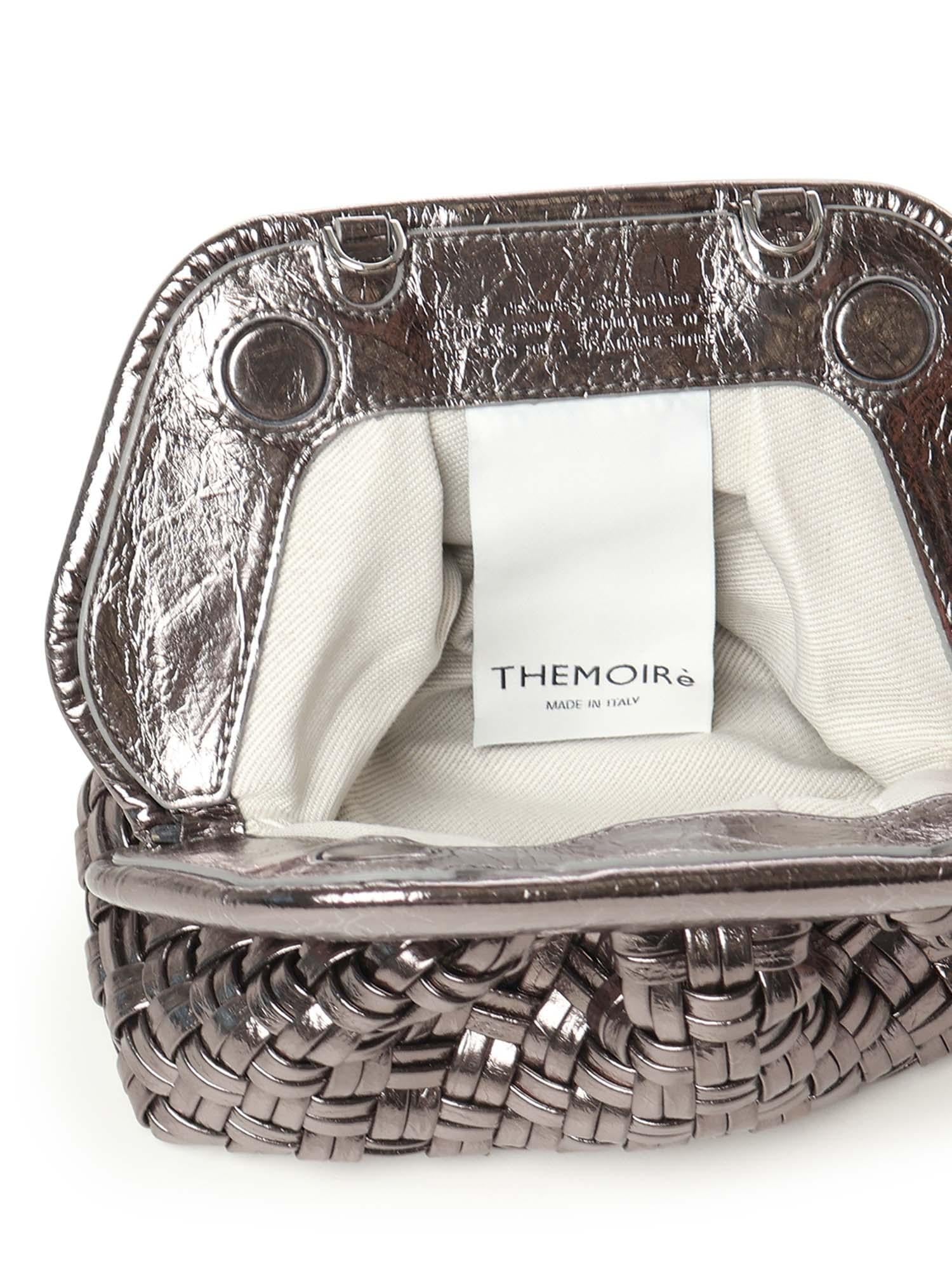 Borse Tia microintrecciata<BR/> TMFW25GMWL125 DARK SILVER THEMOIRè 