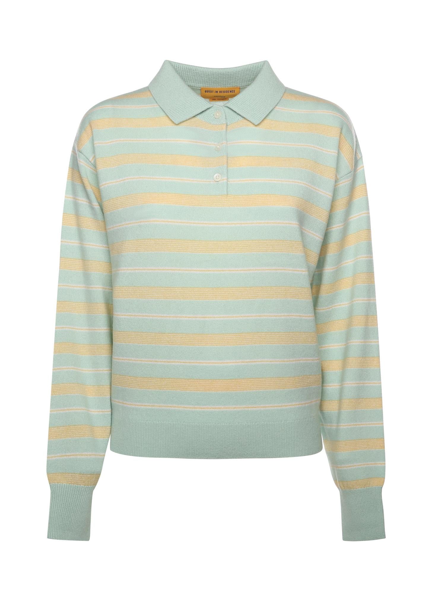 Polo Collegiate Stripe in cashmere W38510JL SEAGLASS COMBO GUEST IN RESIDENCE 