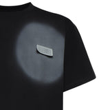T-shirt con stampa spray in cotone SH0GC0067 M20048900 MM6 Maison Margiela 
