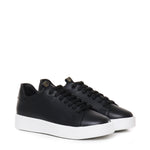 Sneakers Road in pelle di nappa ROAD 1 NAPPABLACK/WHITE GIULIANO GALIANO 