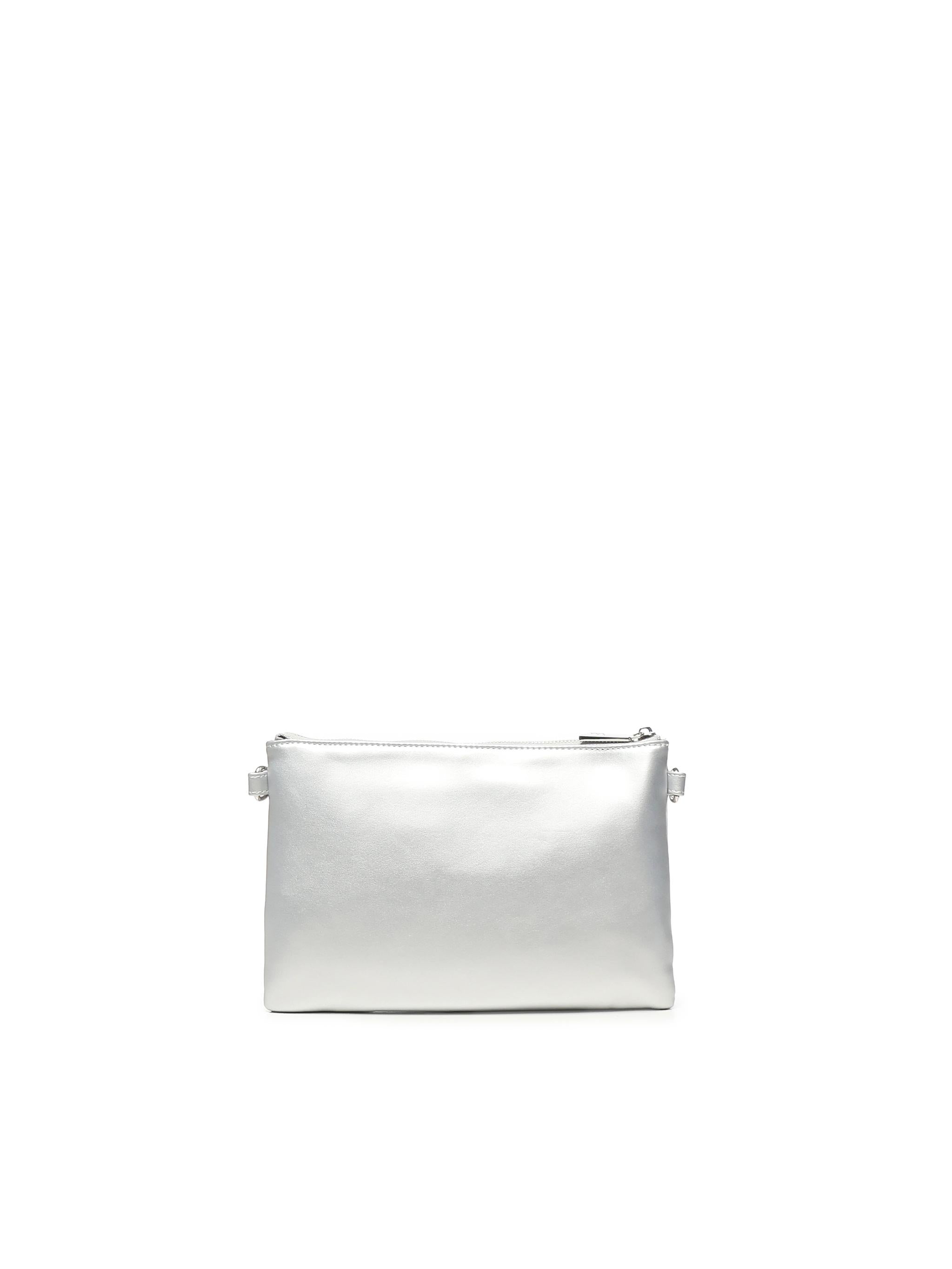 Pochette Chameleon con tracolla<BR/> BYBS32B01 SILVER BY BYBLOS 