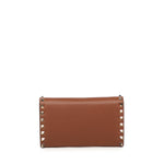 Portafoglio Rockstud in pelle con catena 7W2P0AR6 VSHHG5 VALENTINO GARAVANI 