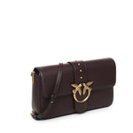 Borsa Love Bag One Slouchy in pelle 105823 A0QOLA7Q PINKO 