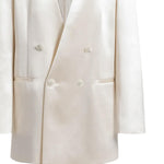 Giacca doppiopetto in raso lucido V05081627 0002 ALBERTA FERRETTI 