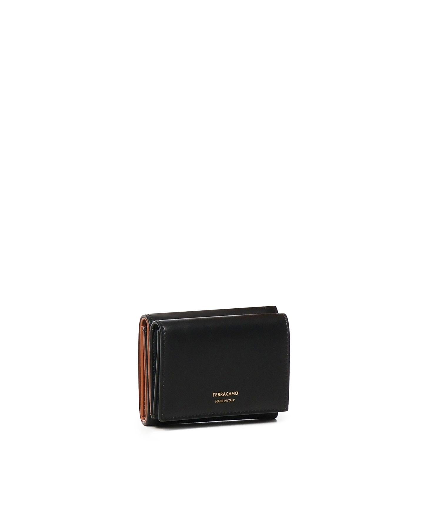 Portafoglio trifold bicolore 220867 779959001 FERRAGAMO 