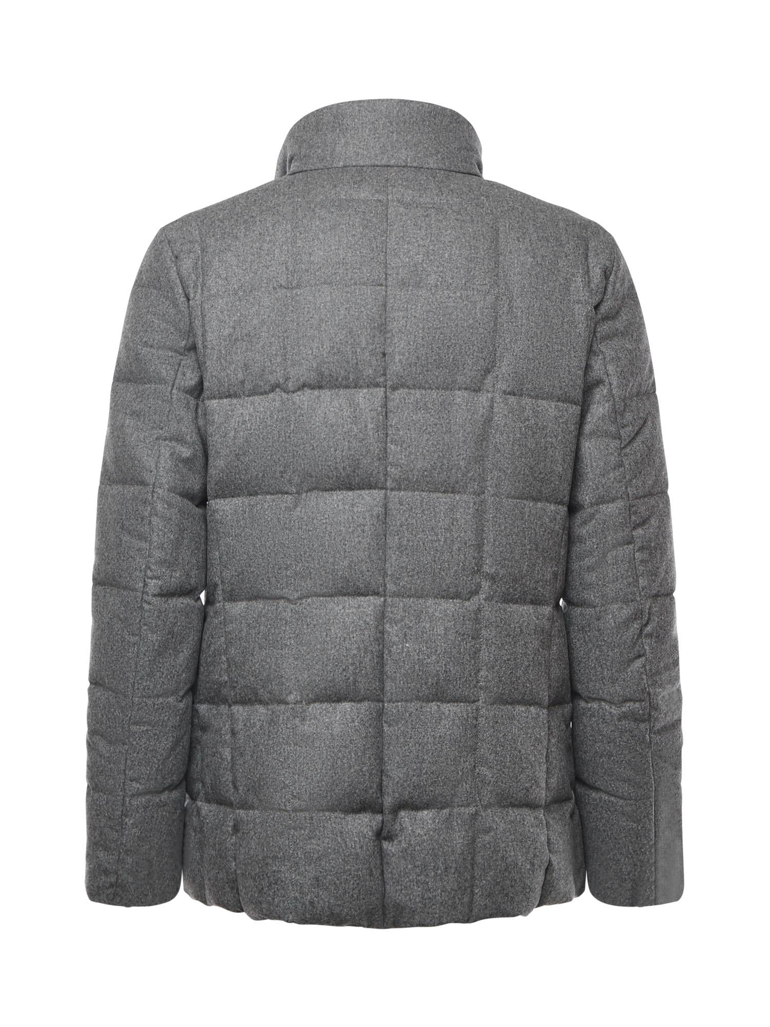 Piumino corto in flanella di lana cardata NAM45510210WGZ B605 FAY 