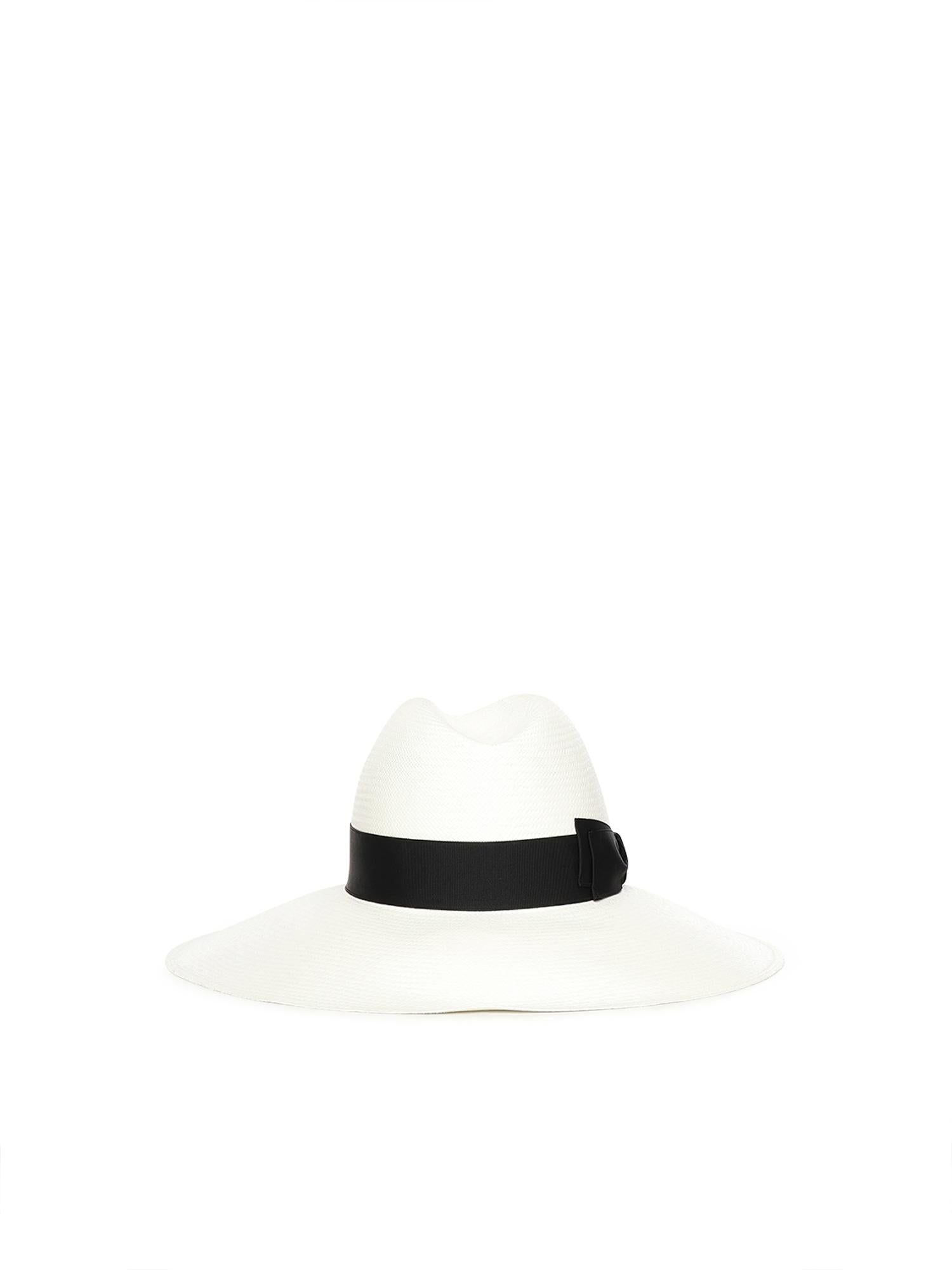 Cappello Sophie Panama con logo 232171 01A1 BORSALINO 