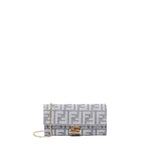 Portafoglio con catena jacquard FF 8M0365 AUT4F1SXQ FENDI 