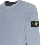 Felpa in cotone malfilé con logo L1S156100034 S0060V0124 STONE ISLAND 