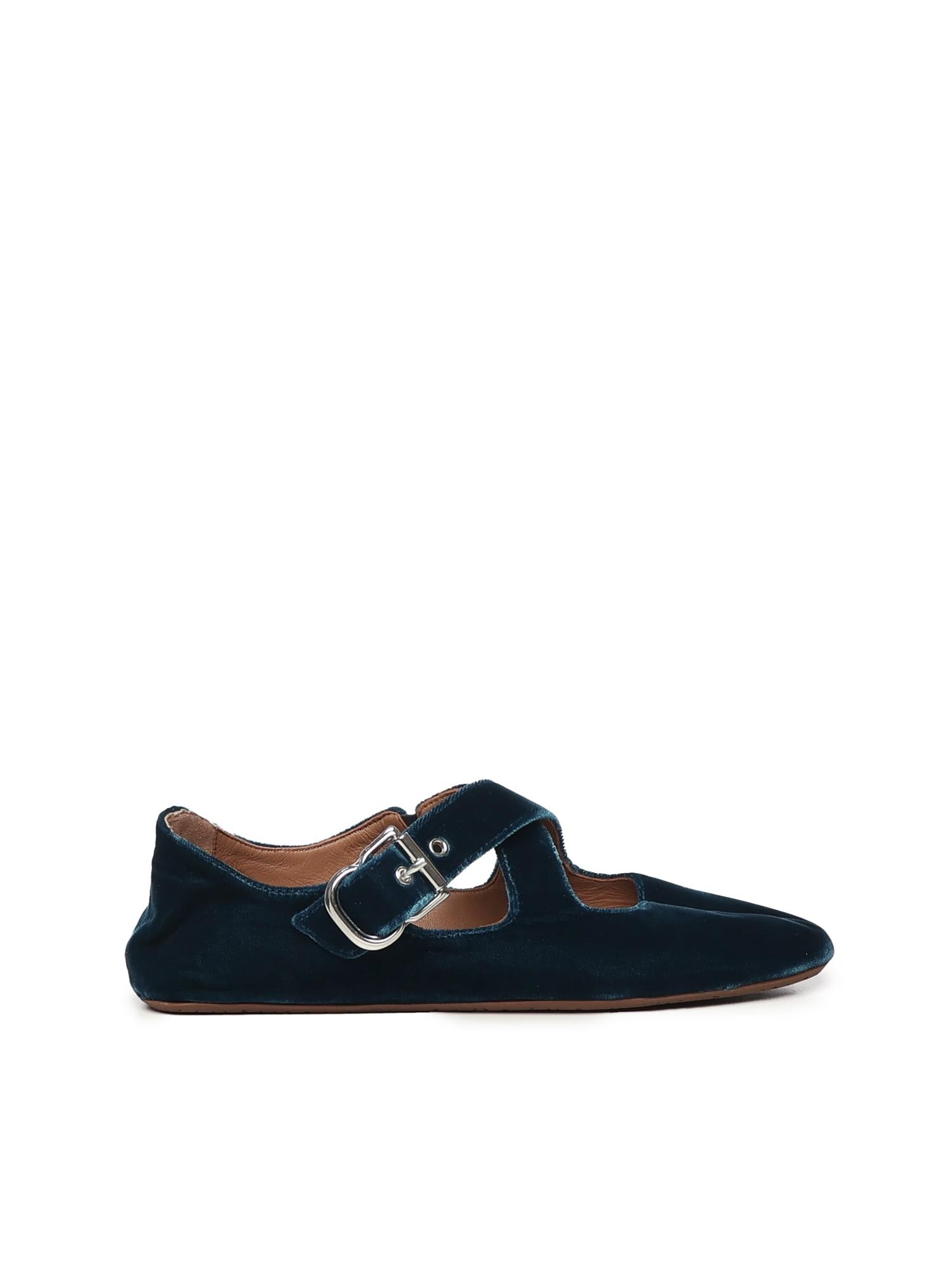 Ballerine flat in cavallino AA3A046A014 683 ALAIA 