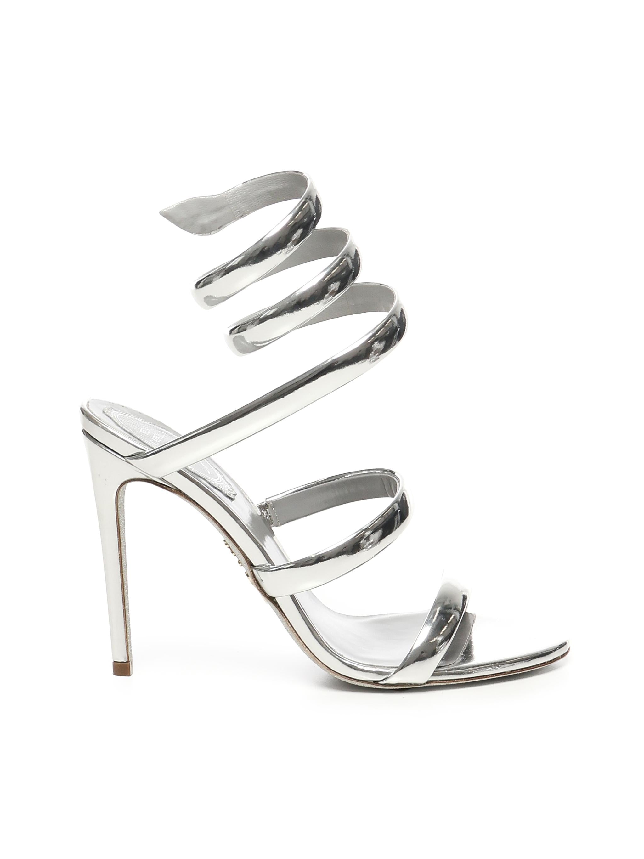 Sandali in pelle  specchiata C11865 1050001L001 RENÉ CAOVILLA 