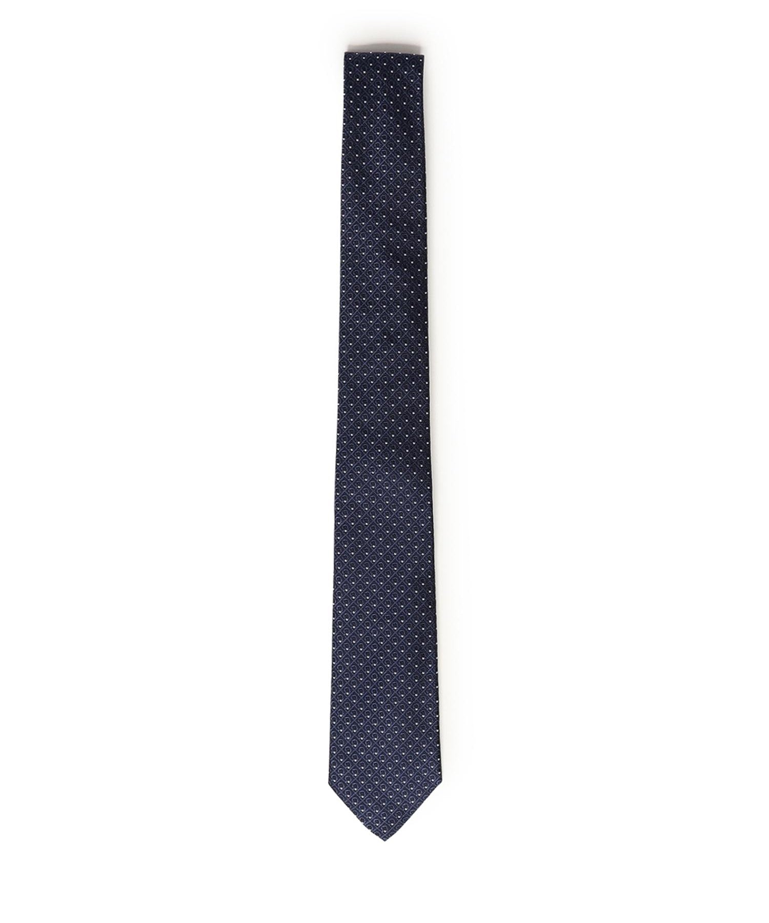 Cravatta in seta con stampa 351355 789250001 FERRAGAMO 