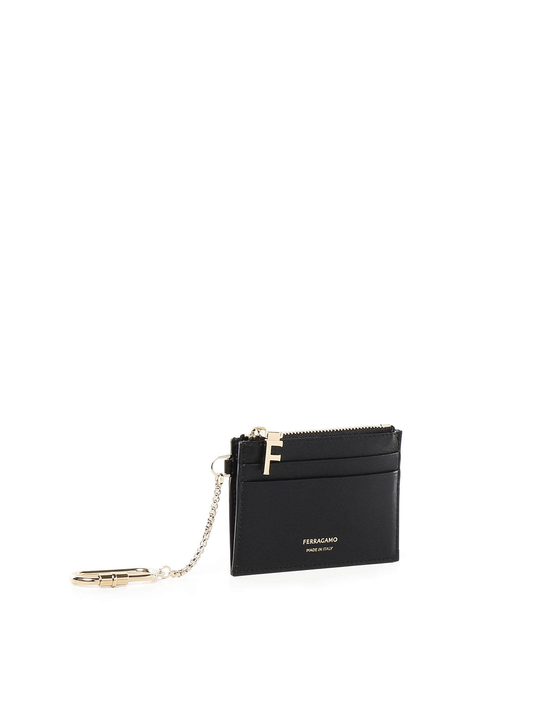 Portacarte con portachiavi 220868 779951009 FERRAGAMO 