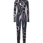 Jumpsuit in lycra con stampa Marmo 5UJI40 5U765002 PUCCI 