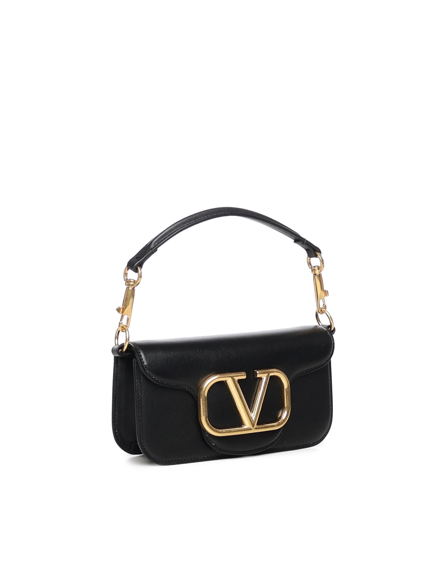 Borsa piccola a spalla Locò in vitello 8W2B0K53 ZXL0NO VALENTINO GARAVANI 