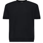 T-shirt in maglia di cotone e seta<BR/> K10919C00011 M6329742 MONCLER 