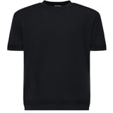 T-shirt in maglia di cotone e seta<BR/> K10919C00011 M6329742 MONCLER 