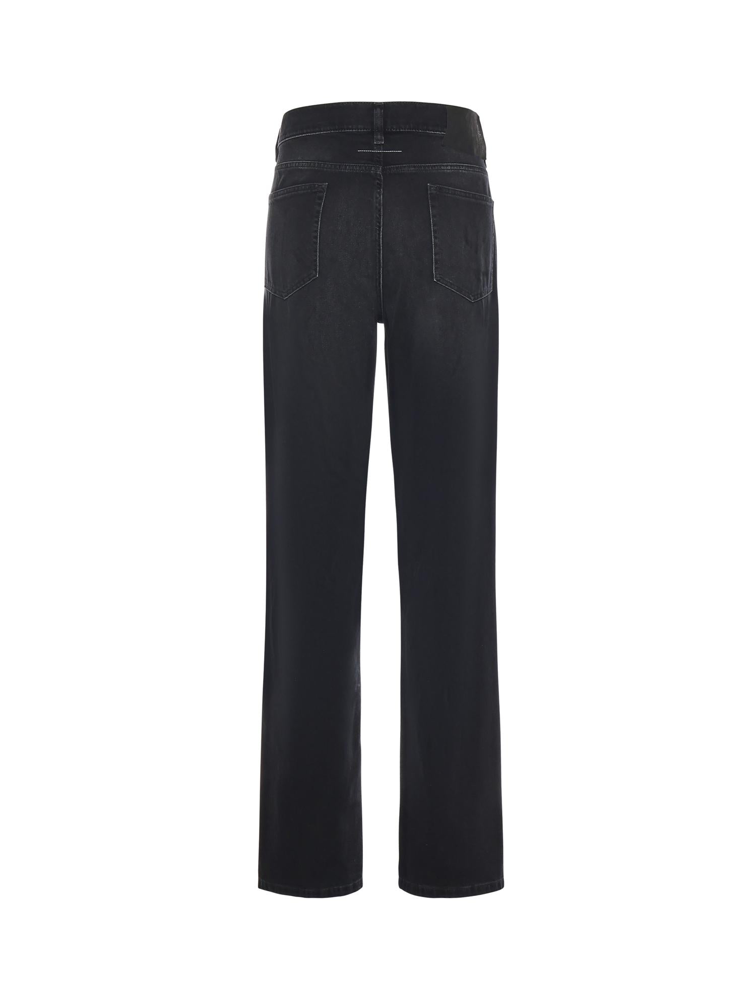 Jeans a gamba dritta in denim SH0LA0035 M30064961 MM6 Maison Margiela 
