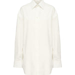 Camicia Cassandre in popeline di cotone 832339 Y1J619601 SAINT LAURENT 