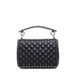 Borsa media Rockstud Spike in nappa<BR/> 5W0B0122 NAP0NO VALENTINO GARAVANI 