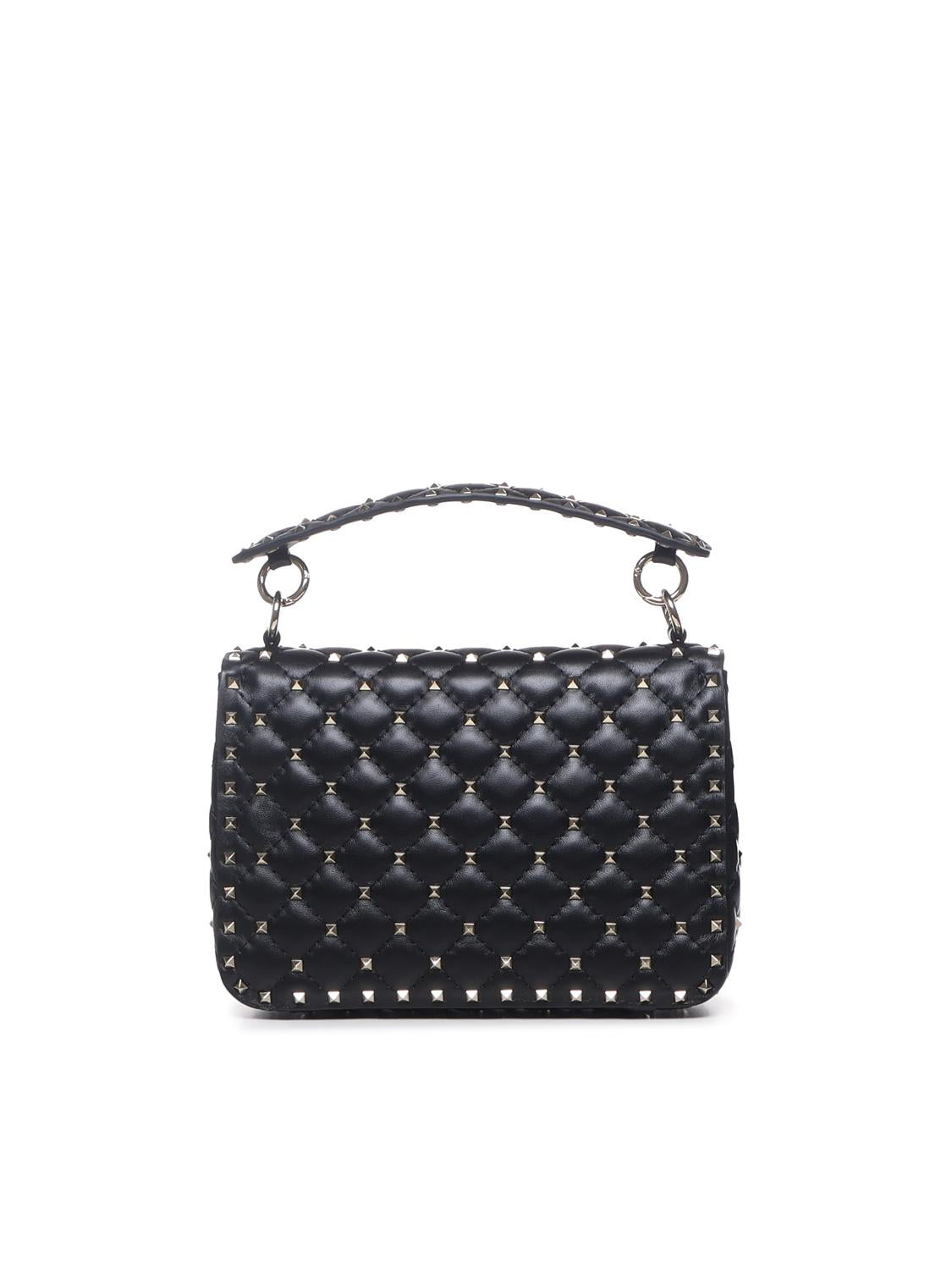 Borsa media Rockstud Spike in nappa<BR/> 5W0B0122 NAP0NO VALENTINO GARAVANI 