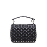 Borsa media Rockstud Spike in nappa<BR/> 5W0B0122 NAP0NO VALENTINO GARAVANI 