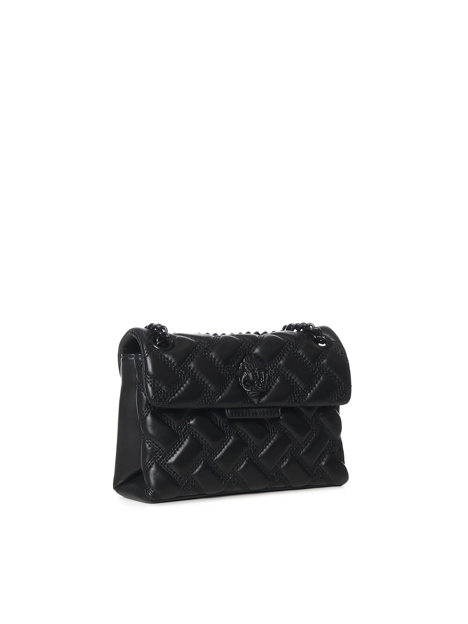 Mini bag Kensington Drench in pelle 7376600109 BLACK KURT GEIGER 