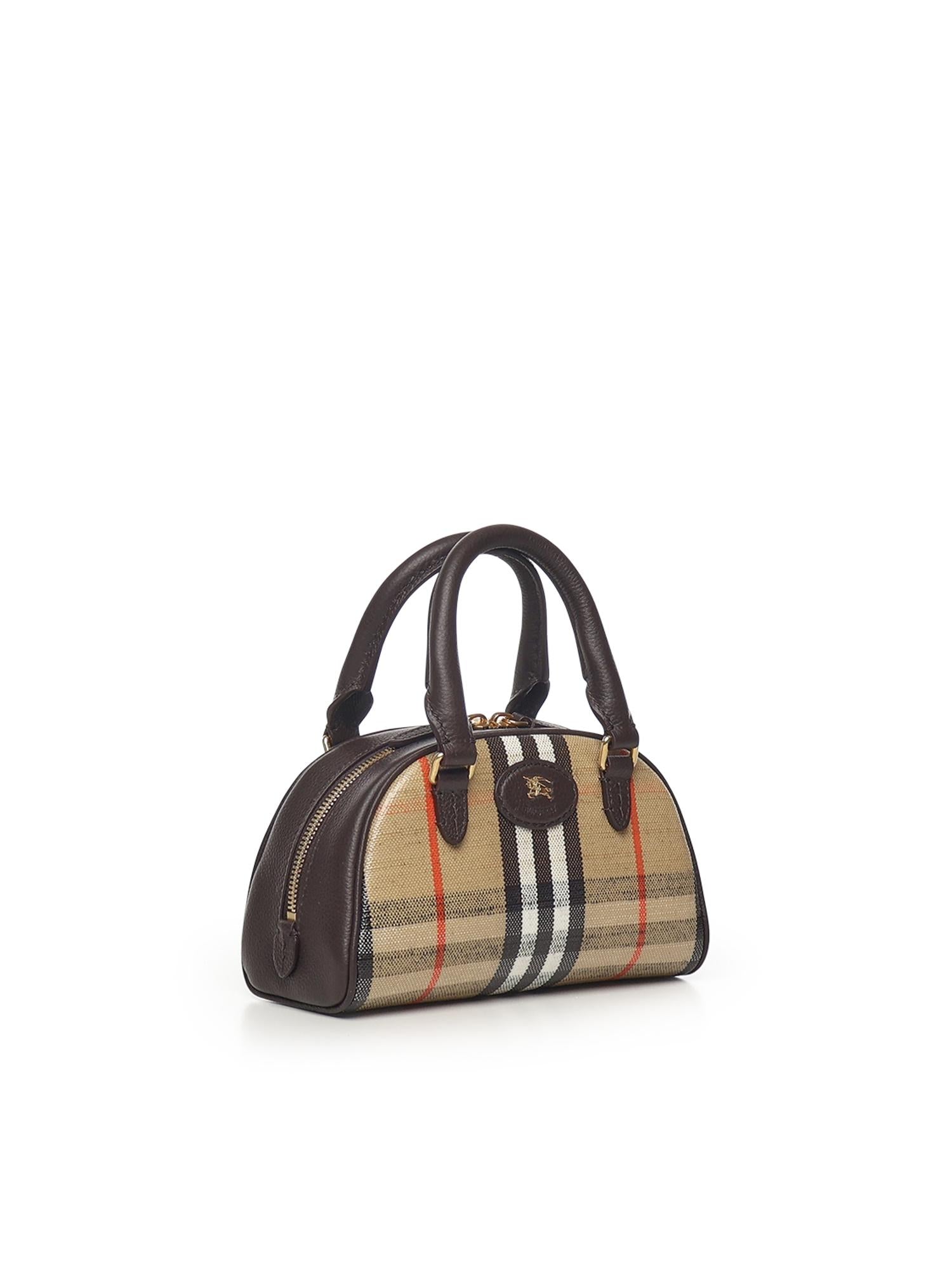 Borsa bowling "Mini Highlands" 8115281 B9368 BURBERRY 