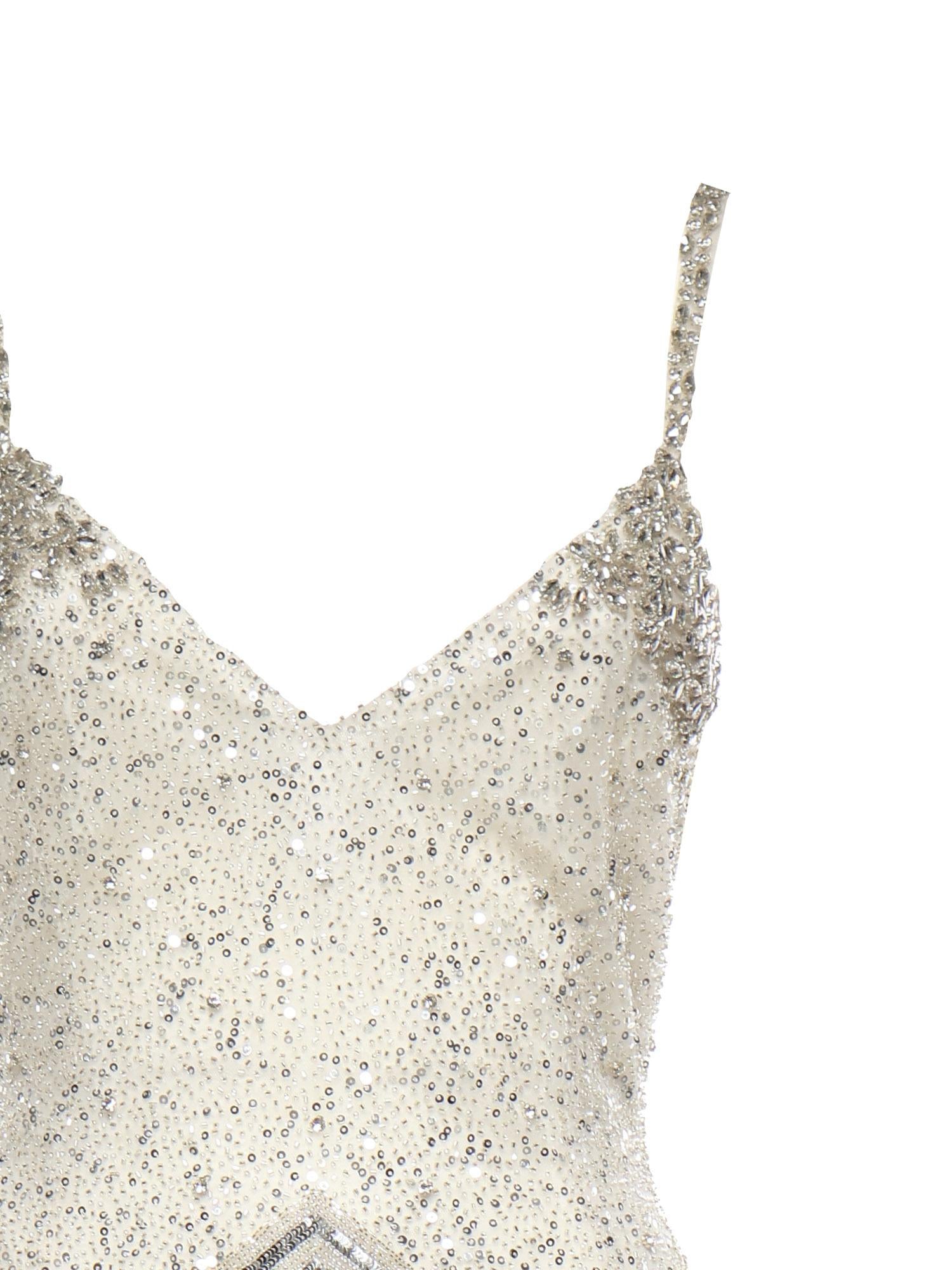 Miniabito Nora con paillettes e cristalli GLSS26DR12  GALIA LAHAV 