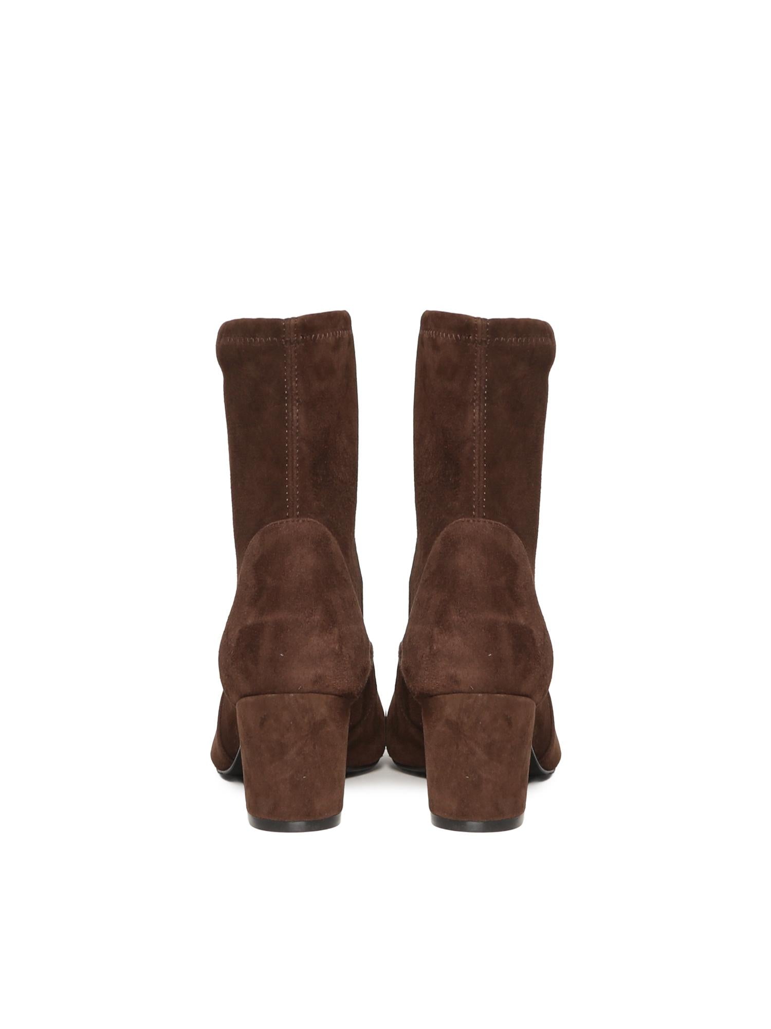 Sock boots Yuliana in suede S6276 WAL STUART WEITZMAN 