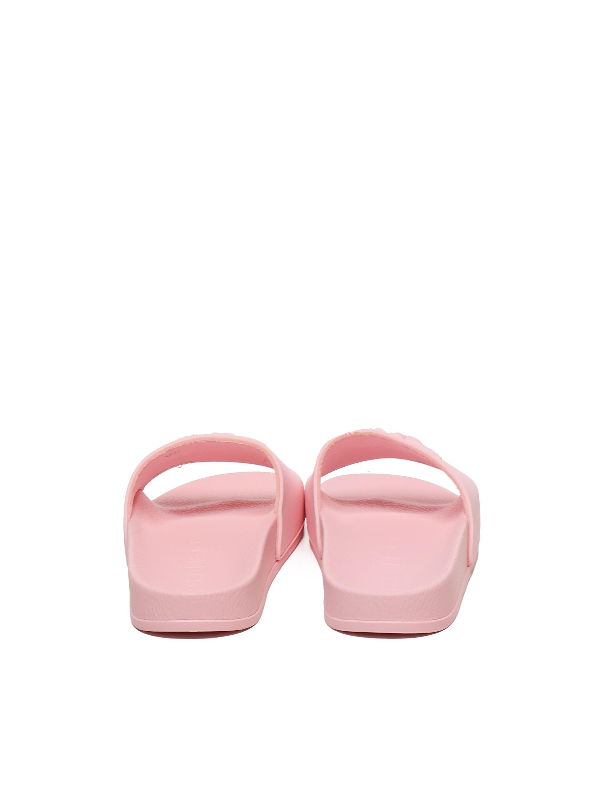 Slide in gomma con logo SS0093 E027O99 PINKO 