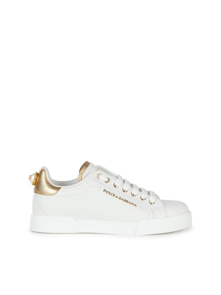 Sneaker Portofino in vitello nappato CK1602 AN2988B996 DOLCE & GABBANA 