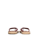 Sandali infradito con logo 5Y638E 3ZMWF0399 MIU MIU 