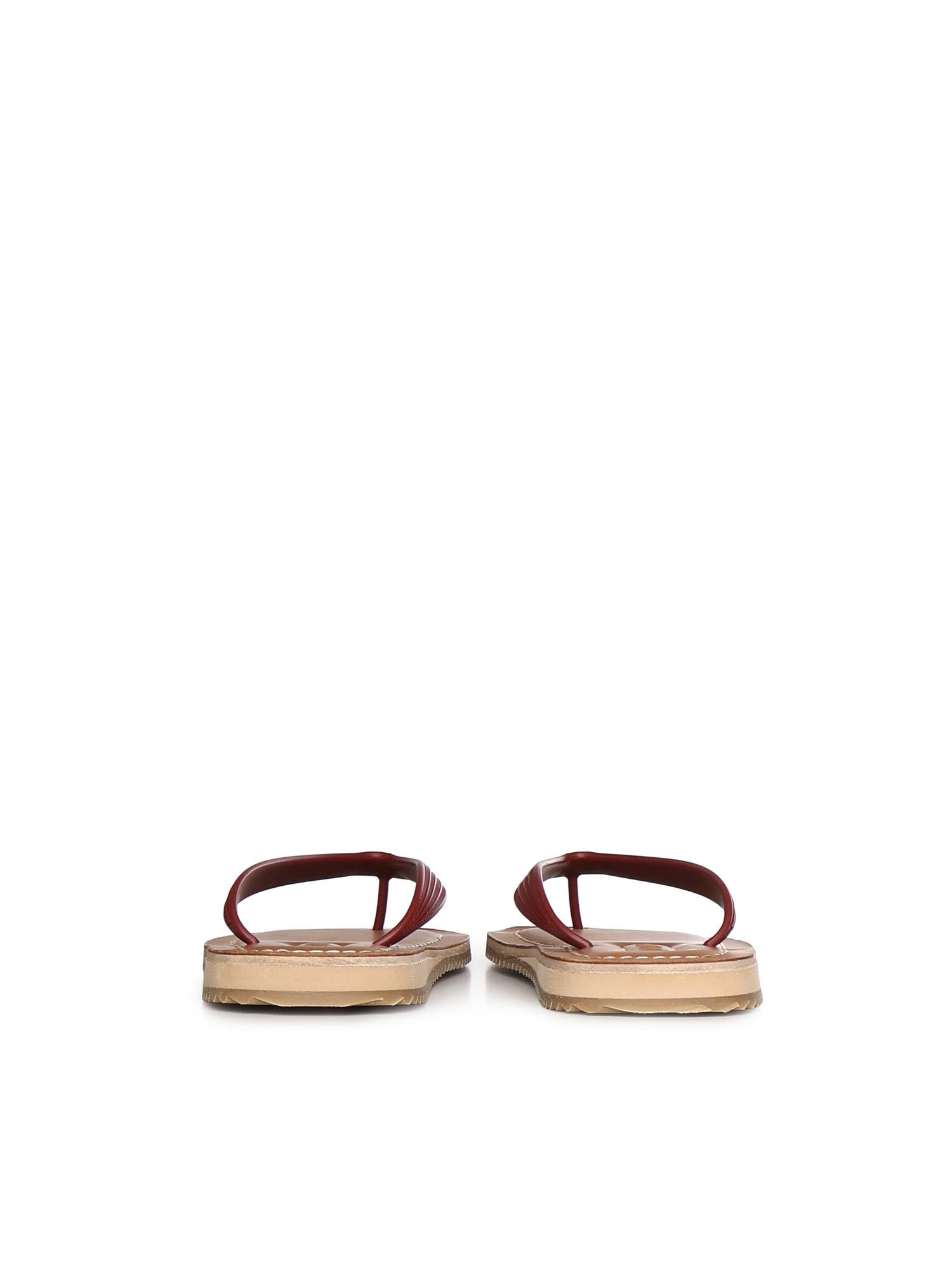 Sandali infradito con logo 5Y638E 3ZMWF0399 MIU MIU 