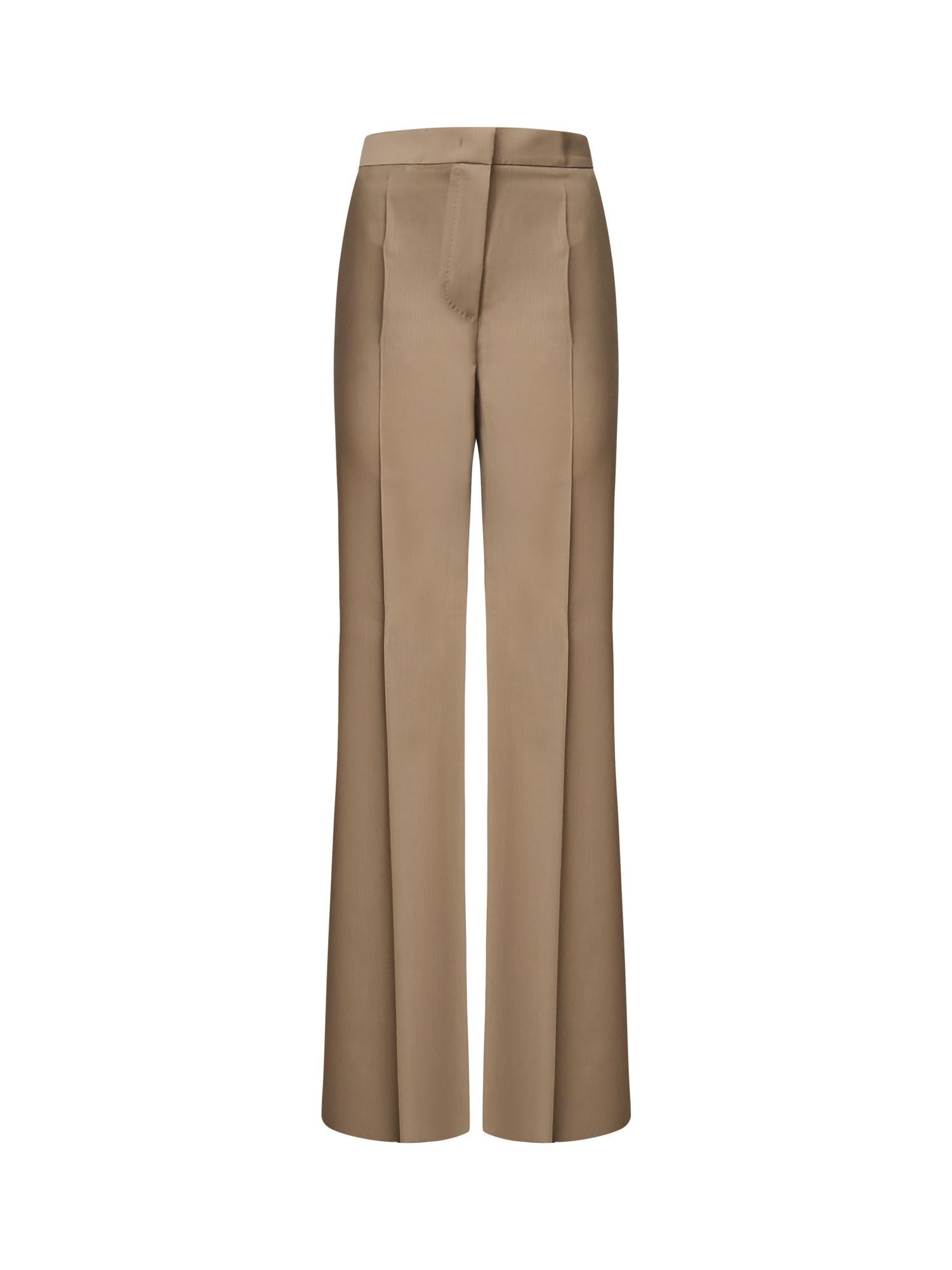 Pantalone dritto in lana light 2521136121600 010 MAX MARA 