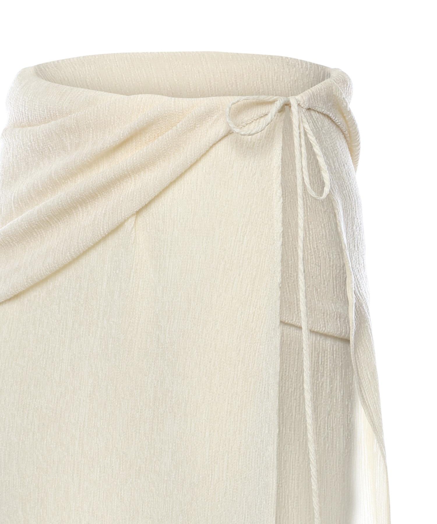 Gonna lunga drappeggiata con perline 305426  MAGDA BUTRYM 