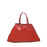 Borsa "Santa croce small" in pelle 8893 PATENT RED DRAGON DIFFUSION 
