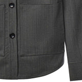 Camicia Tobhias in lana TOBHIAS GRIGIO GIULIANO GALIANO 