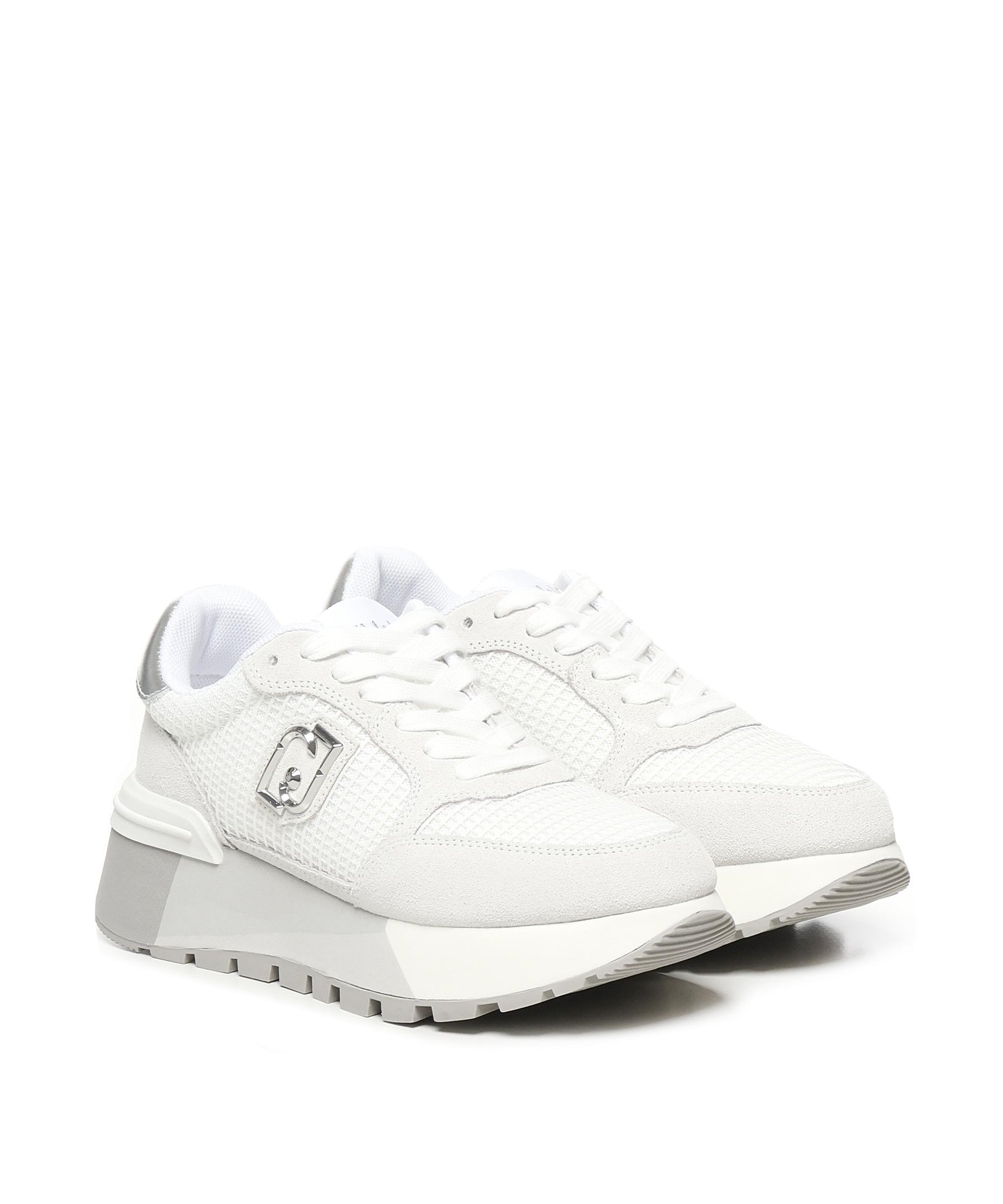 Sneakers platform in suede e mesh BA5049PX02704370  LIU JO 