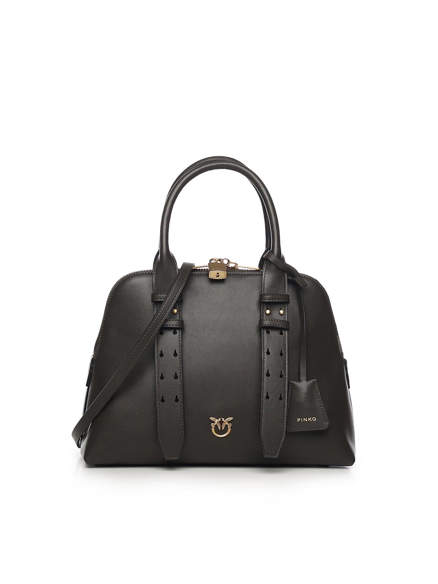 Borsa a mano media 'Escape Bag' in pelle<BR/> 105906 A0QOK35Q PINKO 
