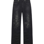 Jeans a gamba ampia in denim 852328 TTW671037 BALENCIAGA 